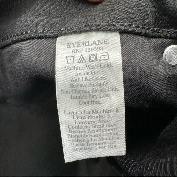 Everlane Women's NWT Black The Mid-Rise Skinny Stretch Luxury Jean W29-30/L28 - Picture 7 of 12
